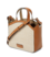 Bolso Karl Crossbody icrcle raffia camel